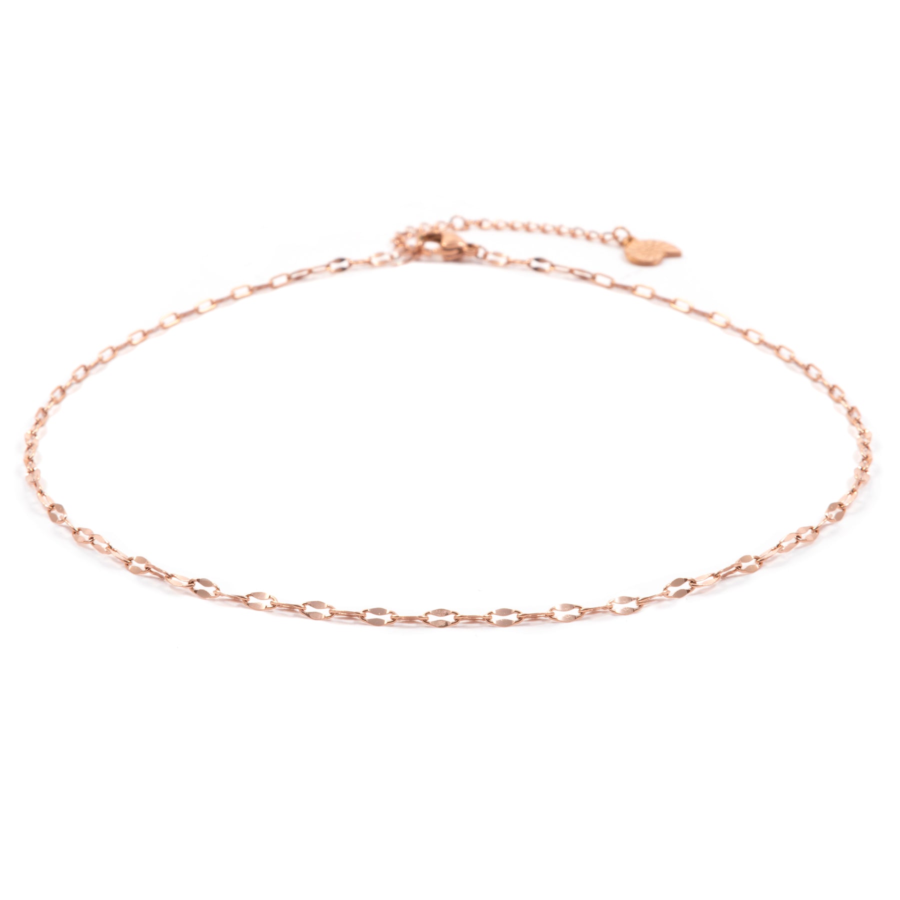 Choker Delicado en Oro Rosa