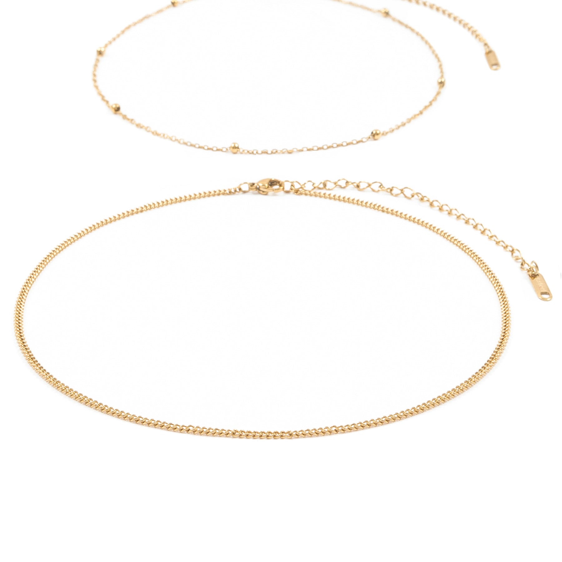 Conjunto de Choker Delicado en Oro