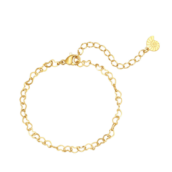 Bracelet Chaîne Fine Cœur