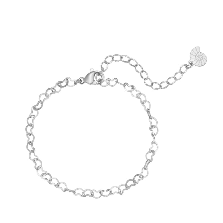 Bracelet Chaîne Fine Cœur