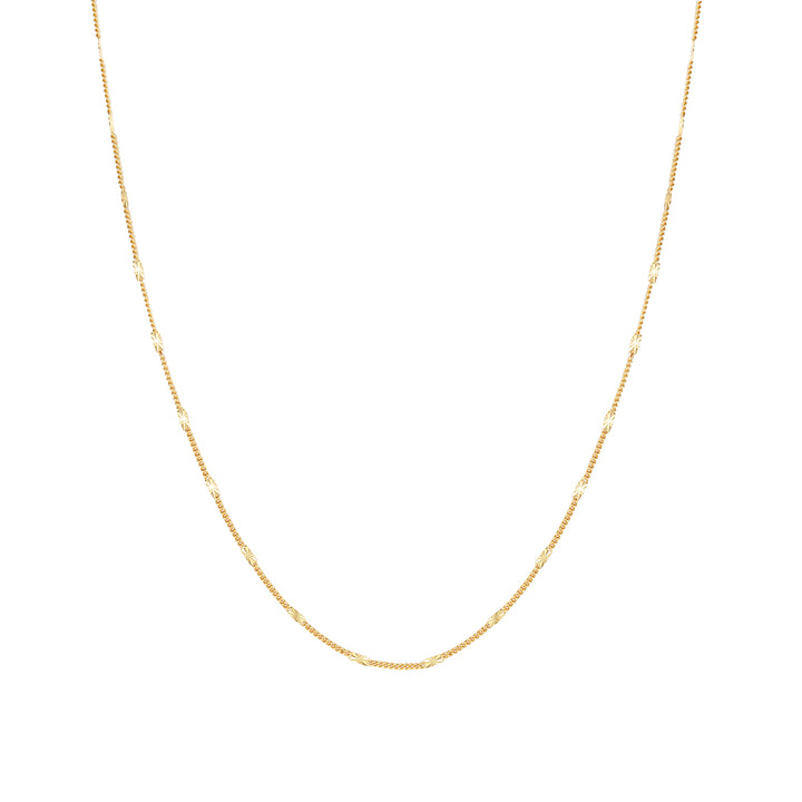 Délicate Chaîne Starbusrt Collier Sterling Argent en Or