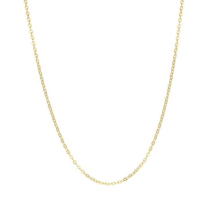 Chaîne de Câble Fine Sterling Argent en Or