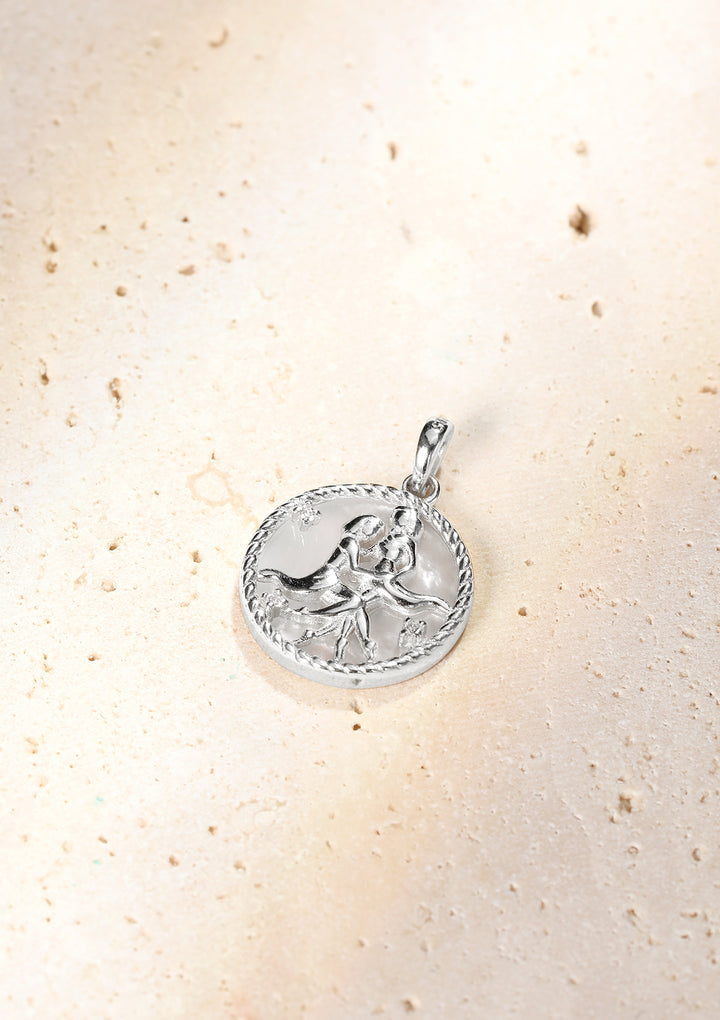 Collier pendentif zodiaque Gémeaux