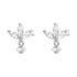 Gemstone Blossom Stud Earrings Sterling Silver