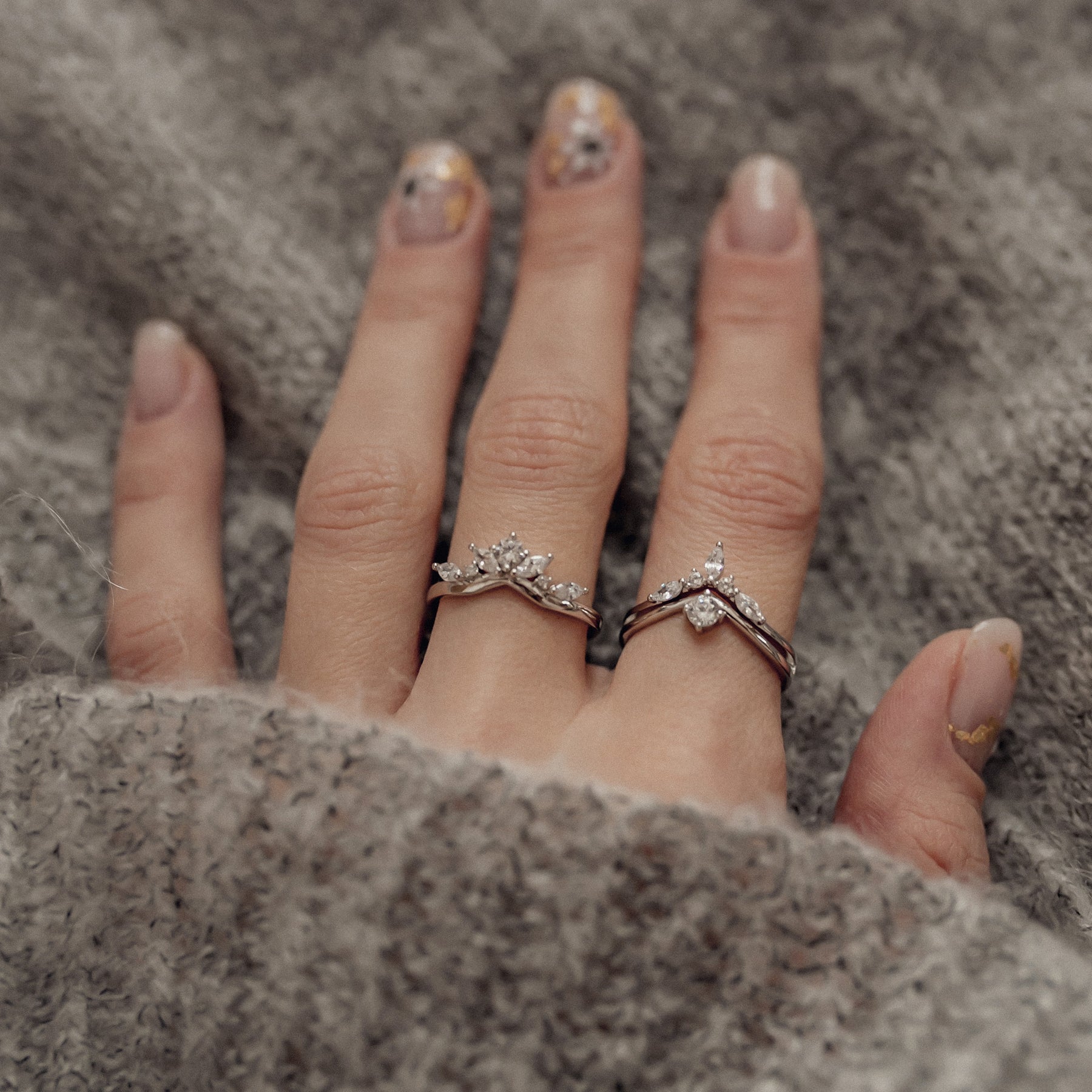 Fireworks Zirkonia Ring Sterlingsilber