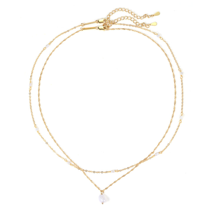 Set Collares Glamor Plata de Ley 925