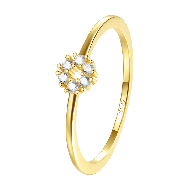 Cercle Eclat Bague Sterling Argent en Or