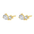 Glow Stud Earrings 14K Gold