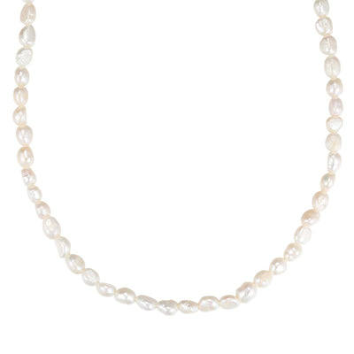 Grace Pearl Necklace Sterling Silver