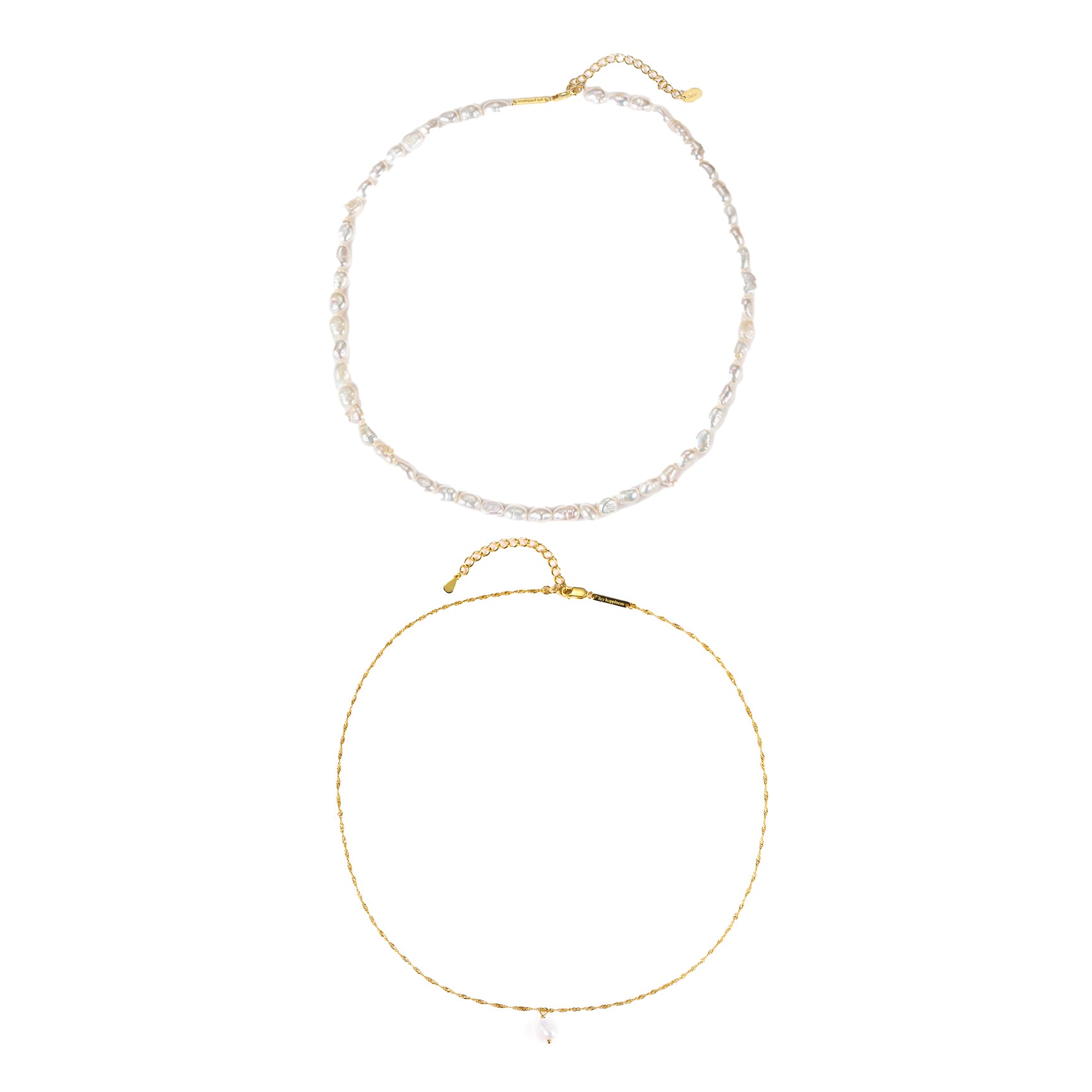 Set Collares Harmony Plata de Ley 925