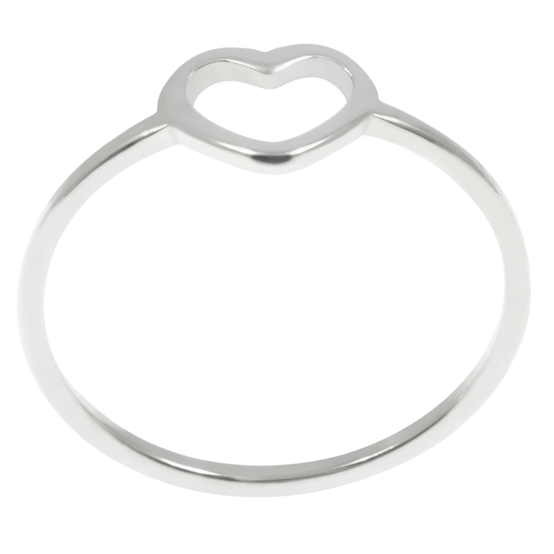 Herz Ring in Silber