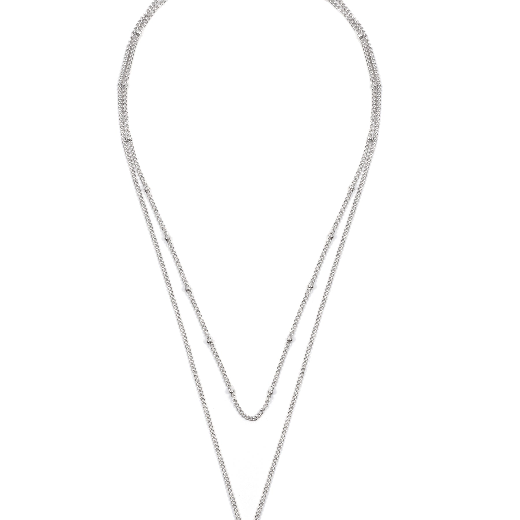 Collier Multi Rangs Cercle en Argent