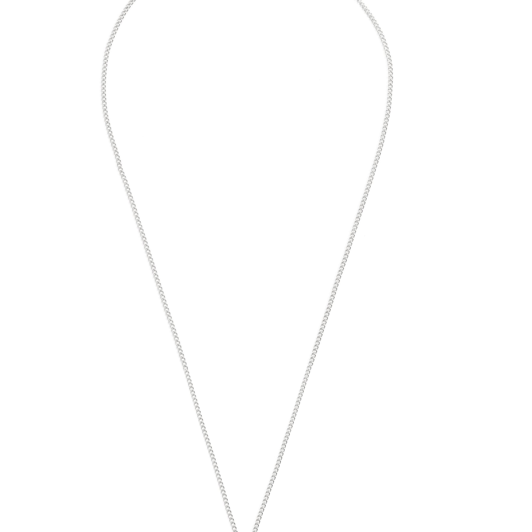 Collar de Colgante Candado en Plata