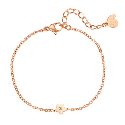 Filigranes Armband Blume in Gold