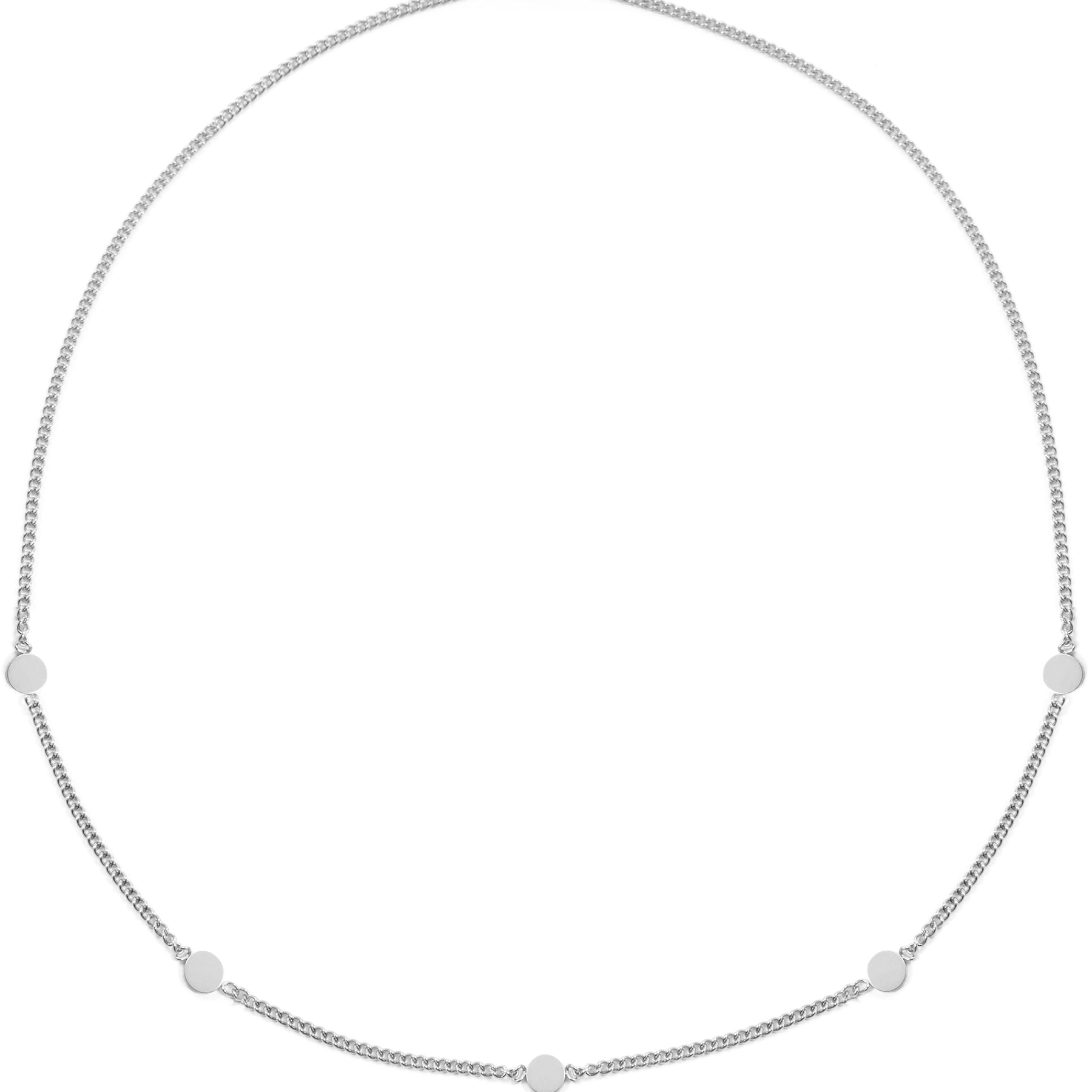 Collar de Círculo Pequeño en Plata