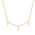 Small Cross Necklace Gold