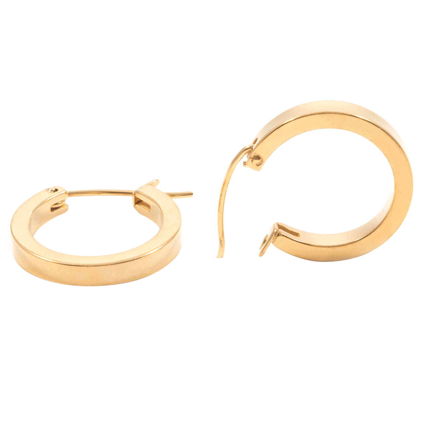 Small Hoop Earrings Gold