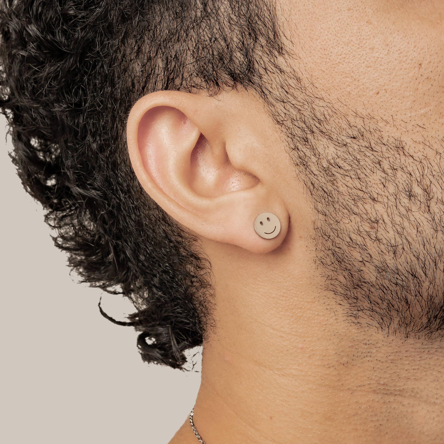 Smiley Face Stud Earrings
