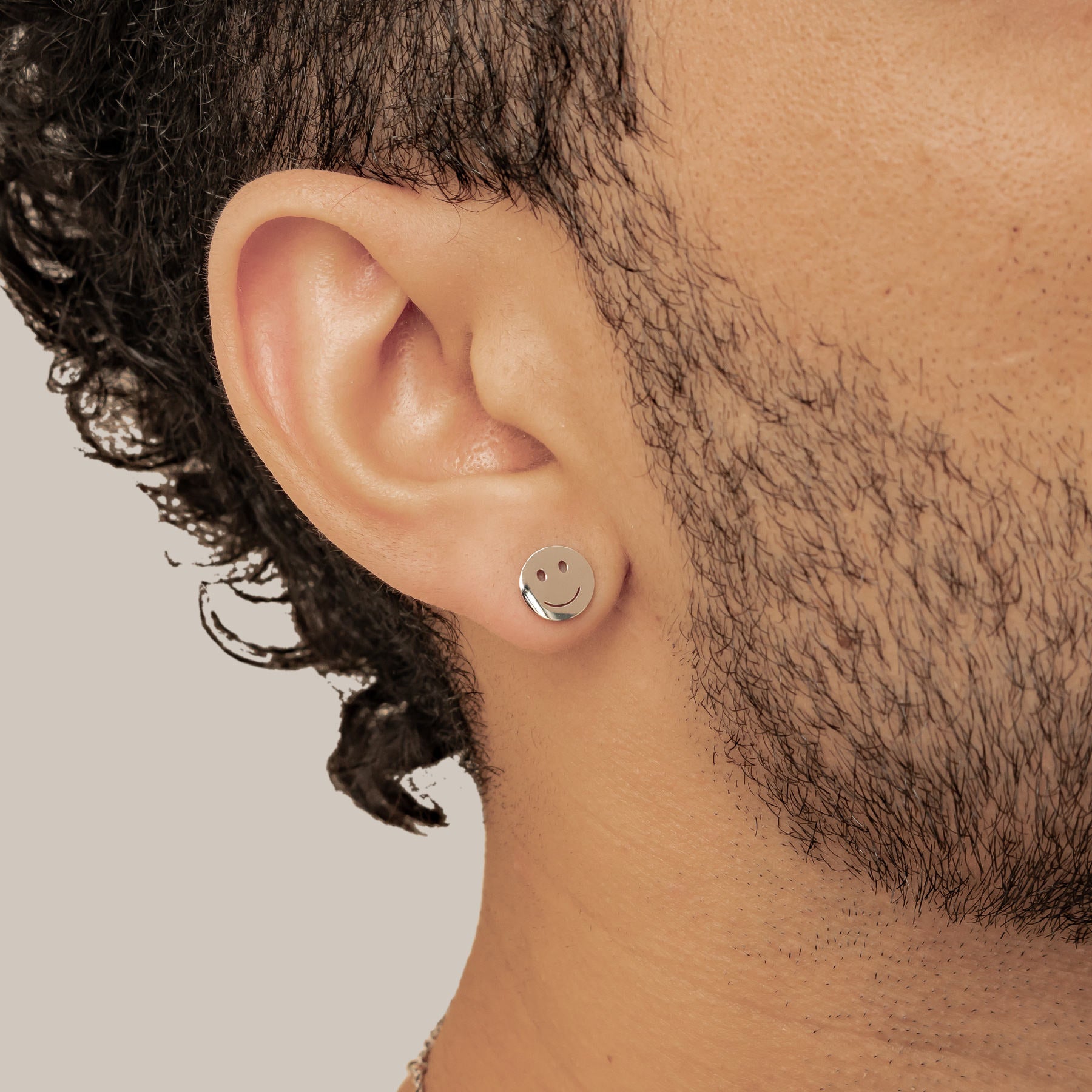 Smiley Face Stud Earrings