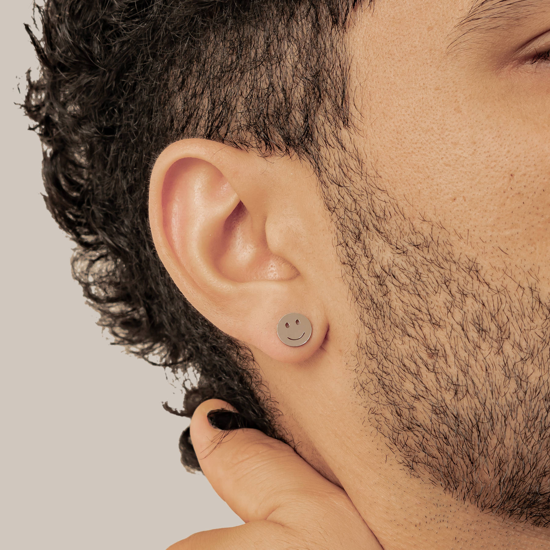 Smiley Face Stud Earrings