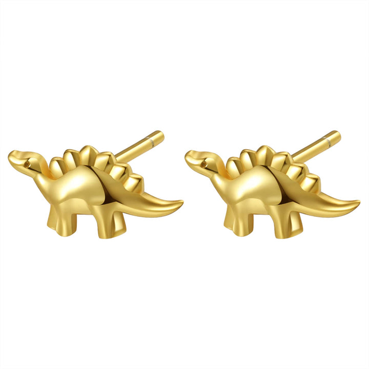 Stegosaurus Stud Earring Sterling Silver