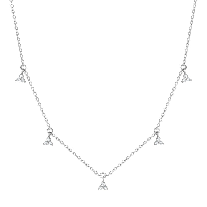 Collier Trinity Charm Sterling Argent