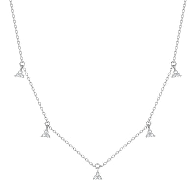 Collier Trinity Charm Sterling Argent