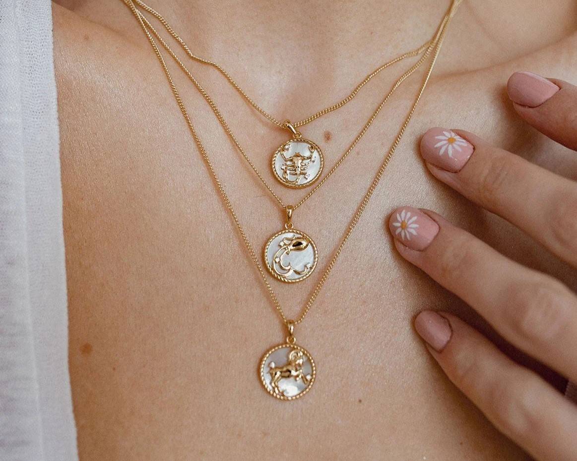 Zodiac Sterling Silver Necklaces: Written In The Stars