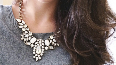 How To Wear White Statement Necklaces - Style Guide