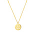 Collar Colgante Cara Smiley en Oro