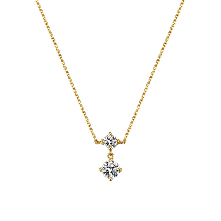 Collier Pendentif Diamant Admiration Or Massif 14 CT