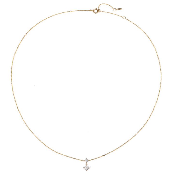 Bewunderung Diamant Anhänger Kette 585 Gold