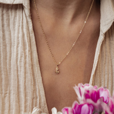 Collier Pendentif Ancre Étincelante en Argent Sterling