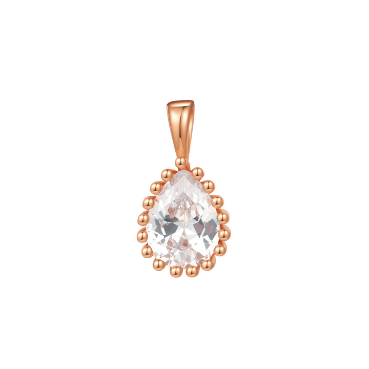 Collar Birthstone Abril Diamante Plata de Ley 925