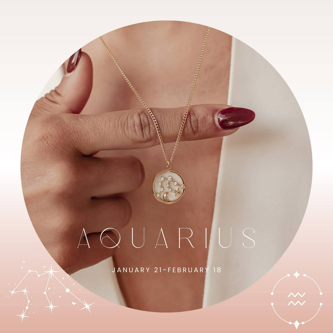 Aquarius Star Constellation Necklace – Hey Happiness