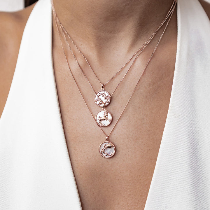 Aries Zodiac Pendant Necklace – Hey Happiness