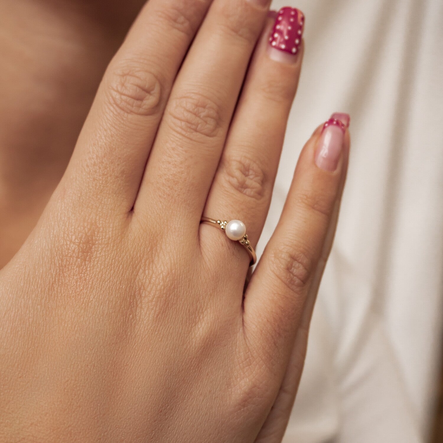 Bague Perle Éveil Or 14K