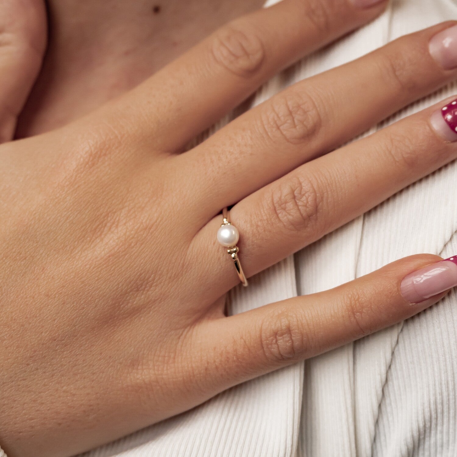 Bague Perle Éveil Or 14K