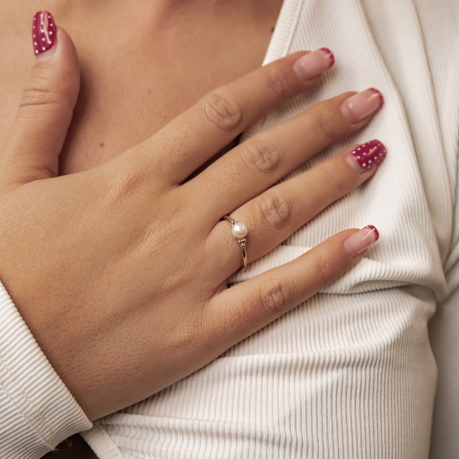 Bague Perle Éveil Or 14K
