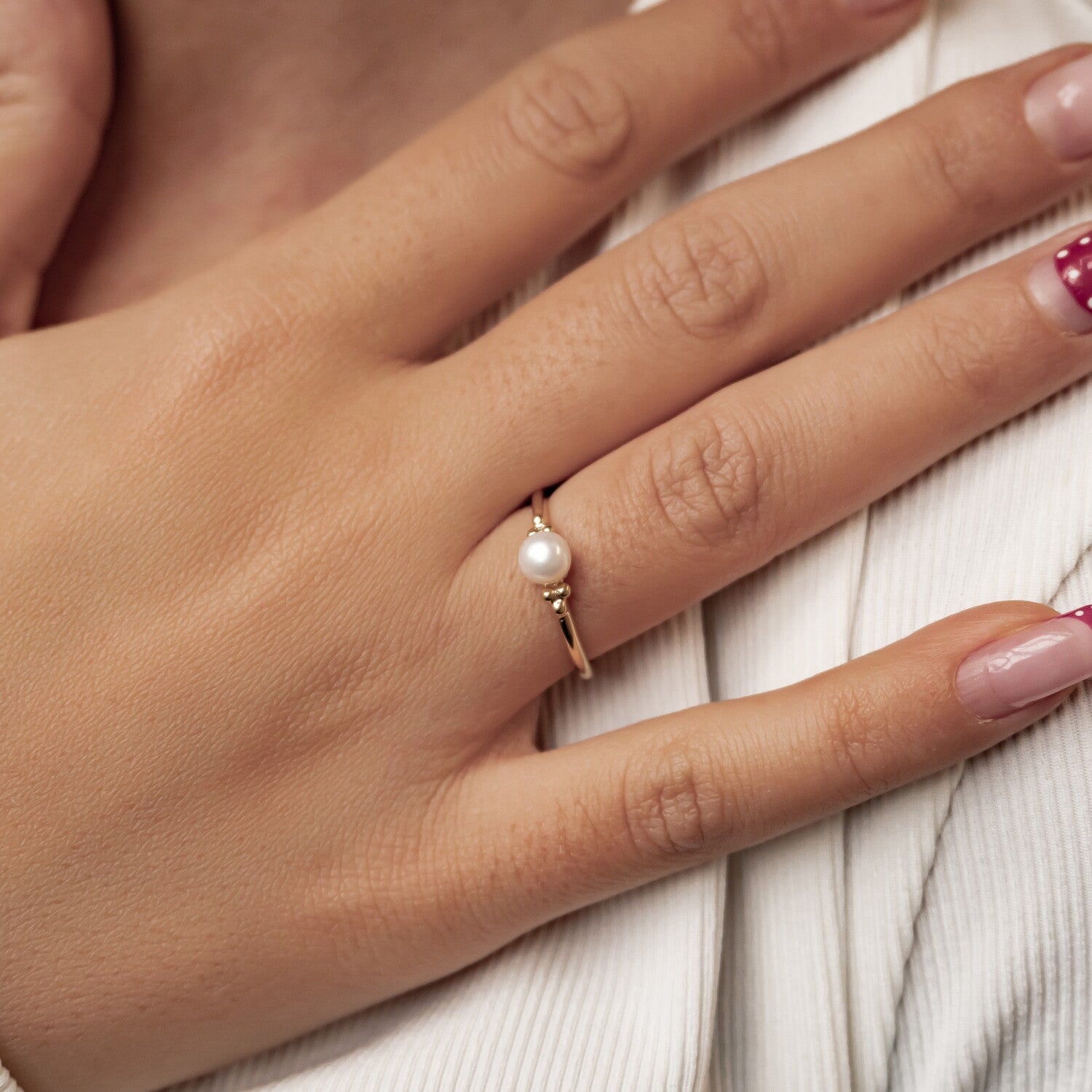 Bague Perle Éveil Or 14K