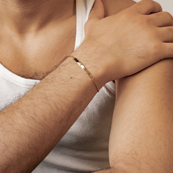 Brazalete de Cadena Cable con Barra – Waterproof