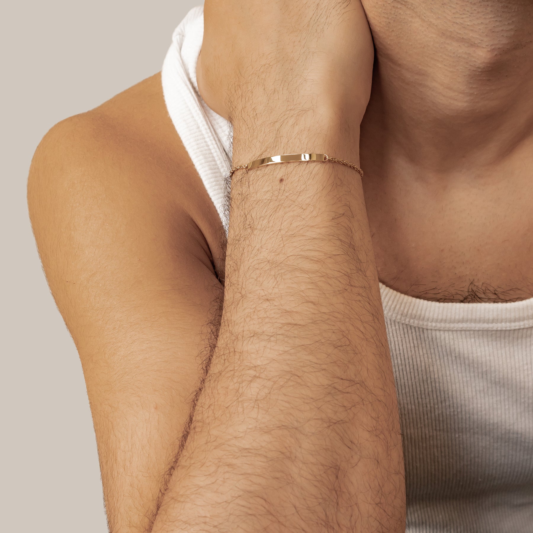 Bar Cable Chain Bracelet Waterproof