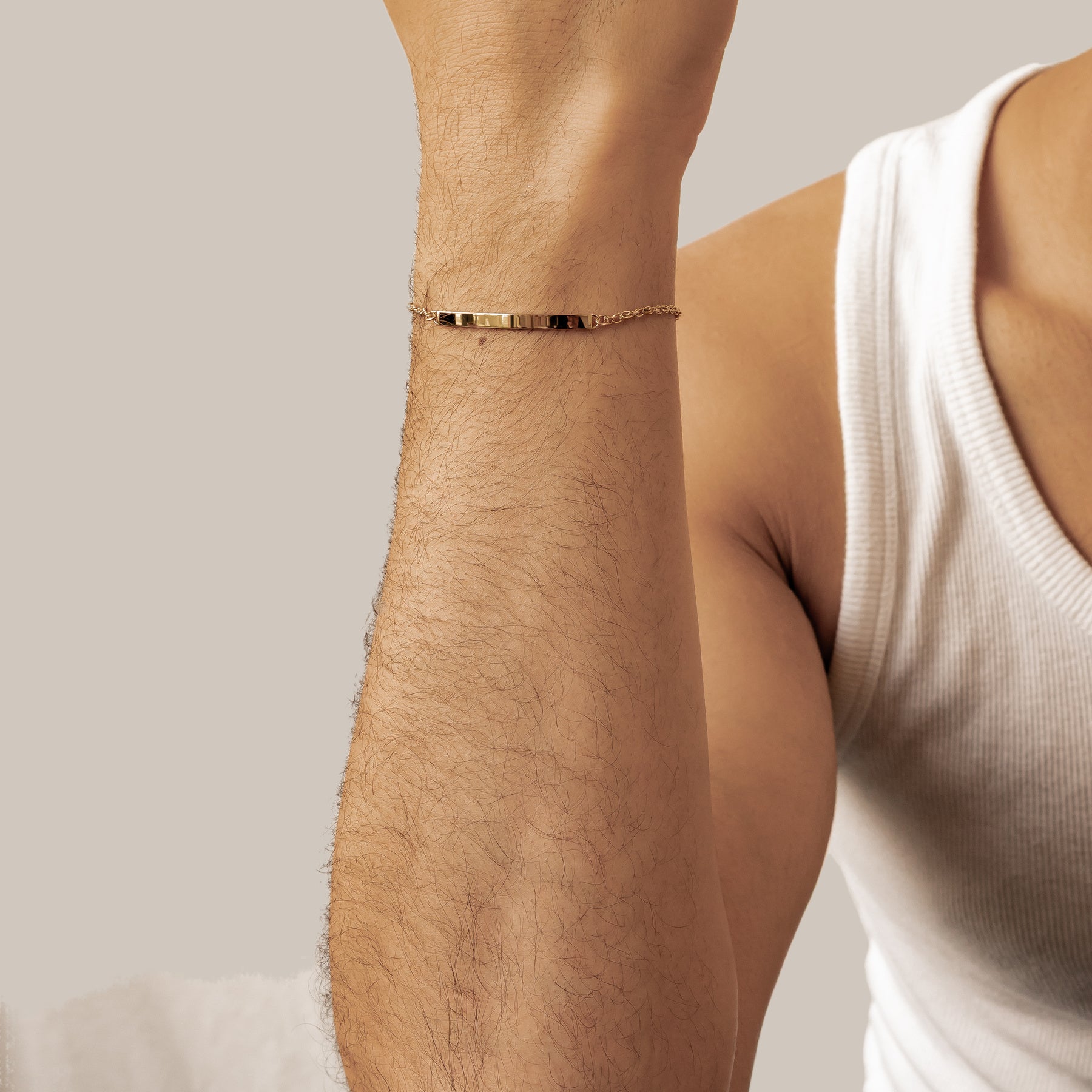 Bar Cable Chain Bracelet Waterproof