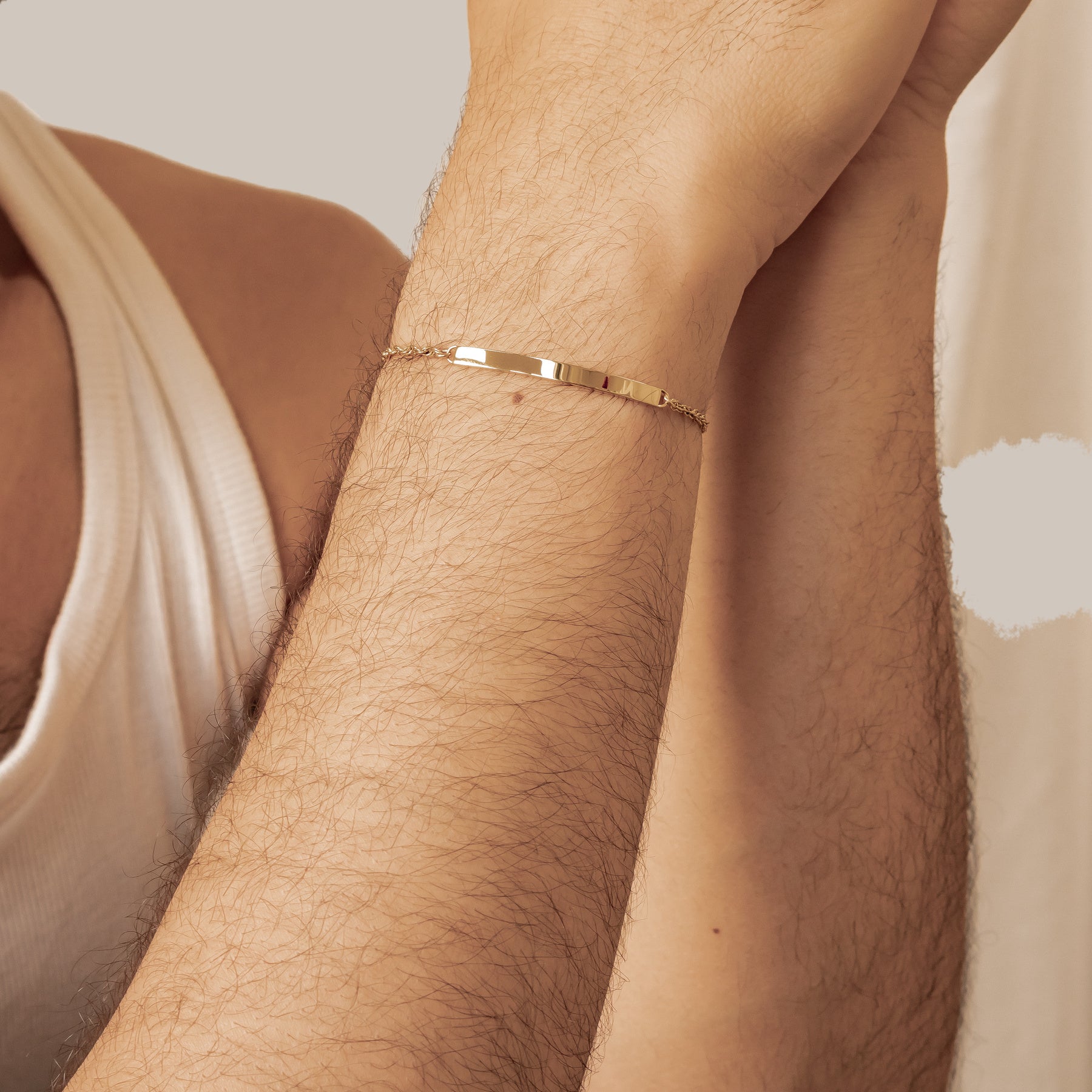 Bar Cable Chain Bracelet Waterproof