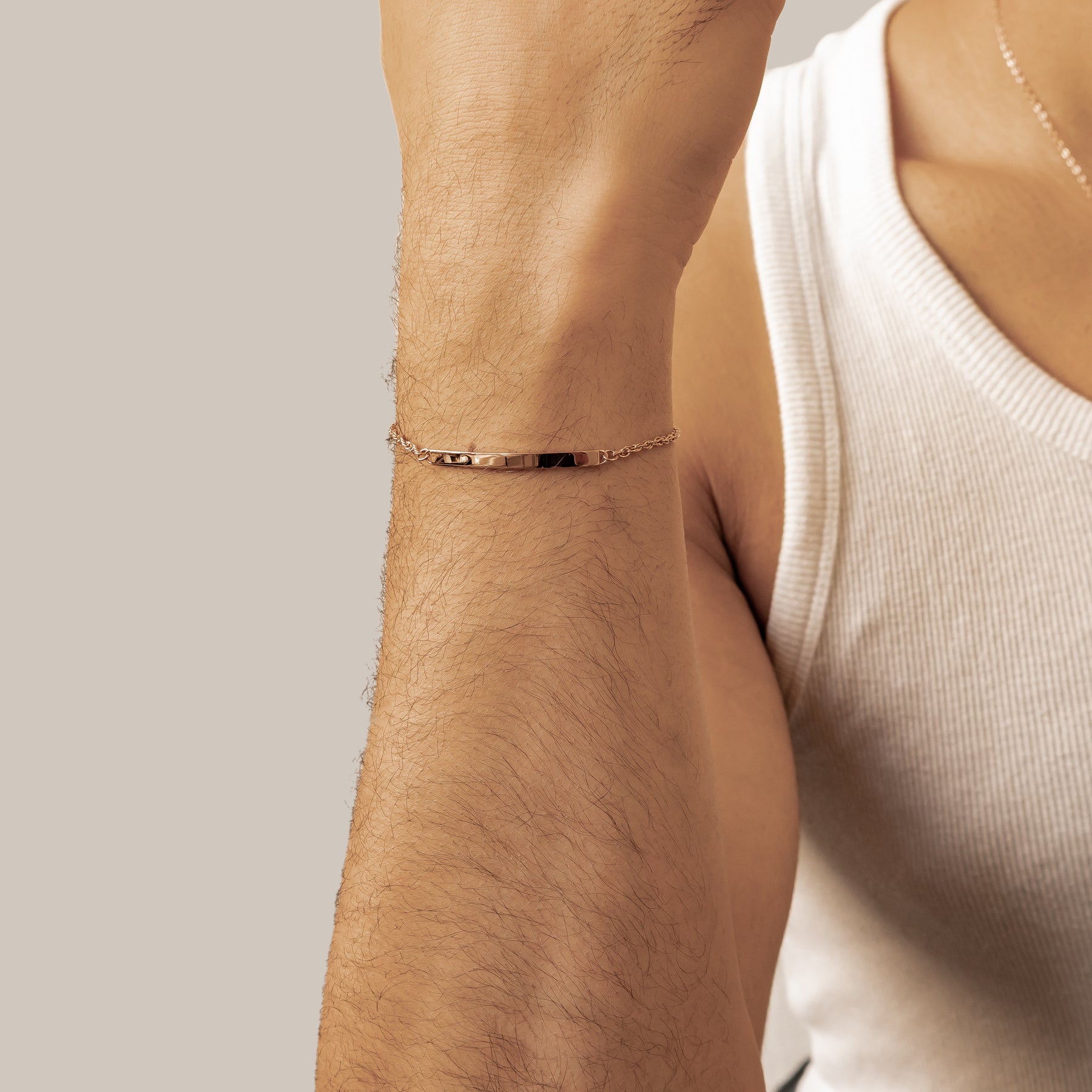 Bar Cable Chain Bracelet Waterproof