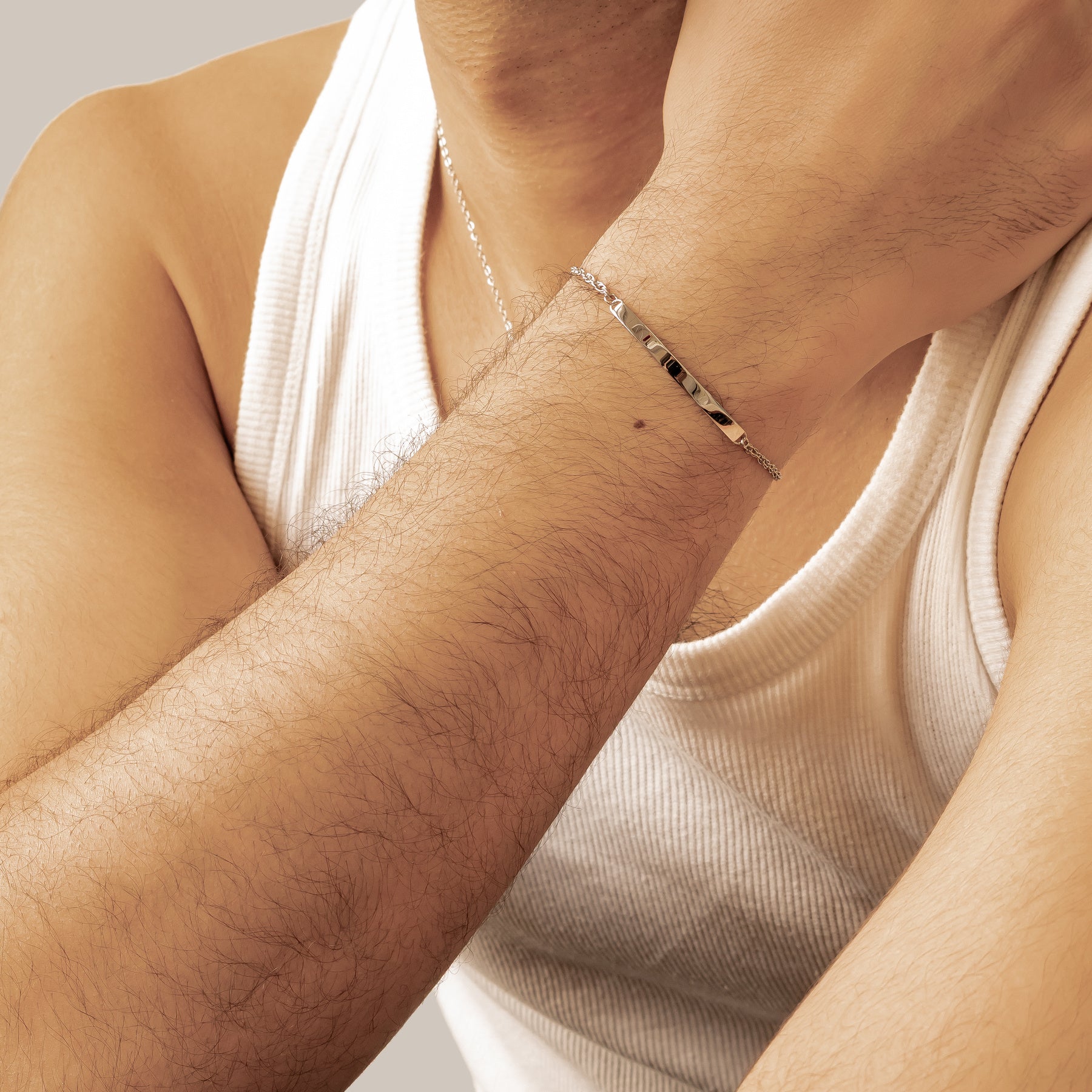 Bar Cable Chain Bracelet Waterproof