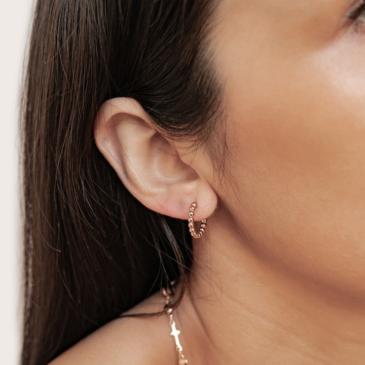 Créoles Texture Perles Waterproof