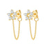 14K Gold Ohrstecker Wachstum