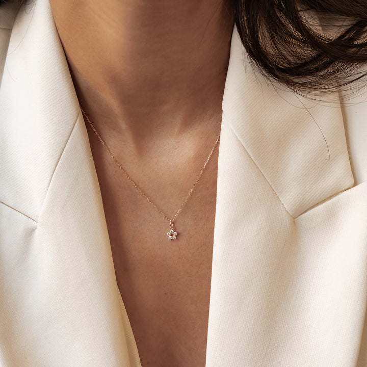 14K Gold Kette mit Anhänger Wachstum