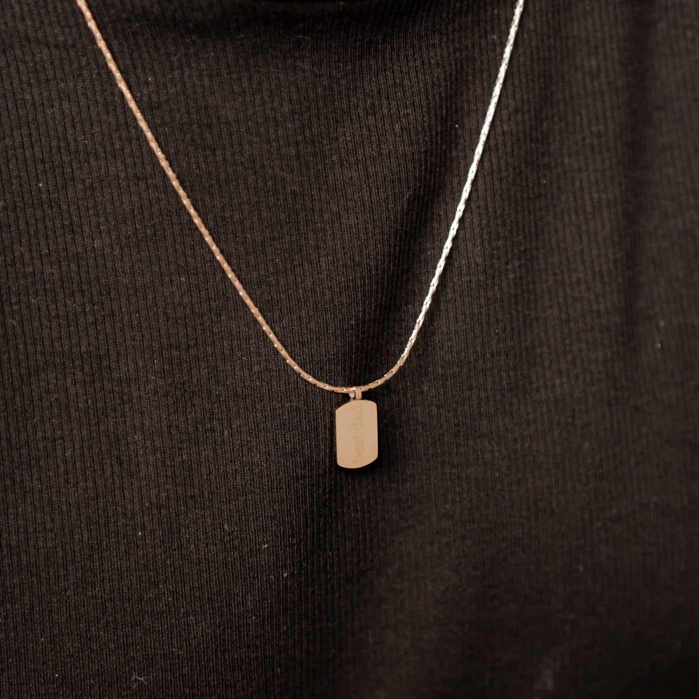 Best Dad Necklace Waterproof